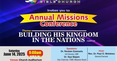 FOBC Mission Conference 2025 poster